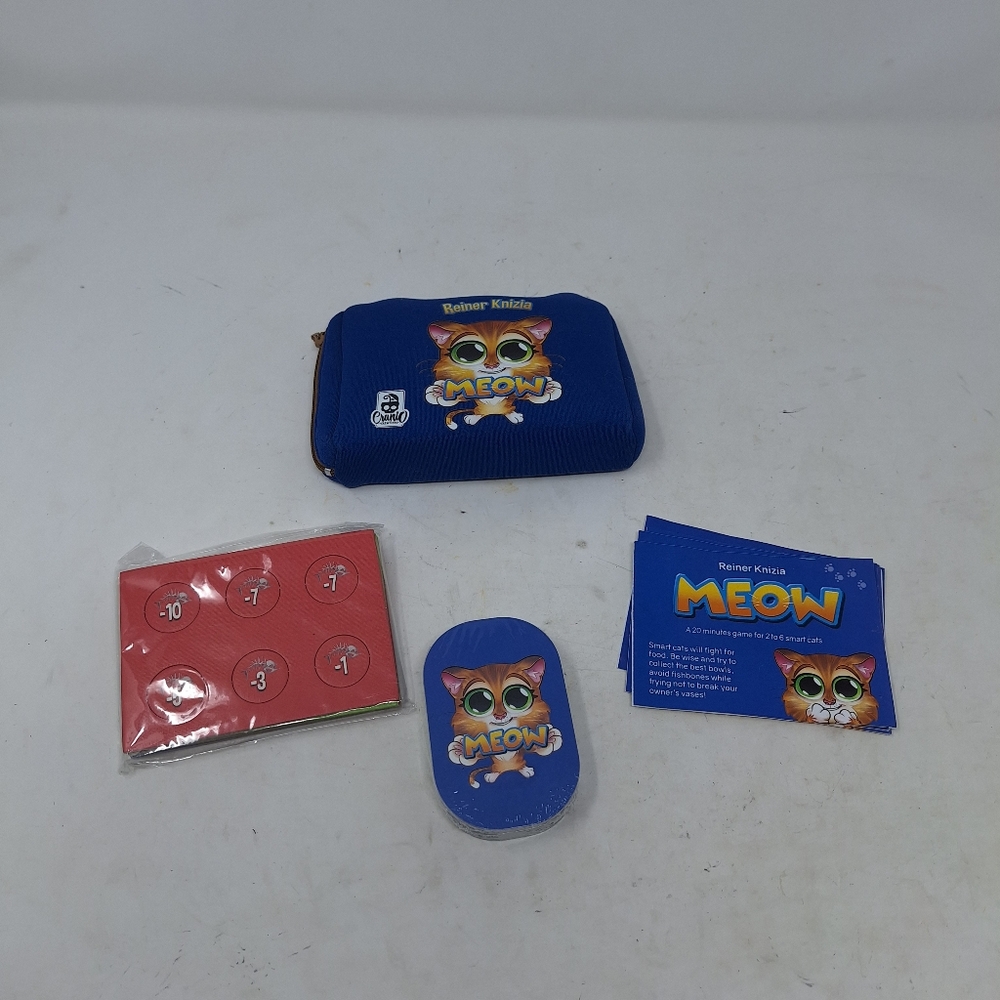 Meow Cranio Creations Reiner Knizia Cat Card Game Trick Taking Family Kids